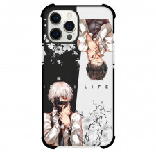 Tokyo Ghoul Ken Kaneki Case For iPhone Samsung Galaxy Pixel OnePlus Vivo Xiaomi Asus Sony Motorola Nokia - Ken Kaneki Upside Down White Cherry Blossom