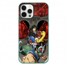 Tojima Wants To Be A Kamen Rider Phone Case For iPhone Samsung Galaxy Pixel OnePlus Vivo Xiaomi Asus Sony Motorola Nokia - Tojima Wants To Be A Kamen Rider Cockpit Interior View Character Group Battle Poster