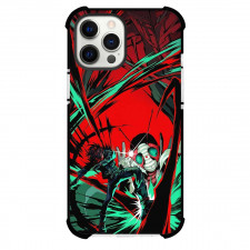 Tojima Wants To Be A Kamen Rider Keitaro Kumazuki Phone Case For iPhone Samsung Galaxy Pixel OnePlus Vivo Xiaomi Asus Sony Motorola Nokia - Keitaro Kumazuki Intense Slash Attack Red Background