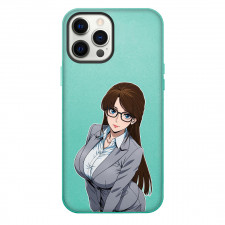 Tojima Wants To Be A Kamen Rider Yuriko Okada Phone Case For iPhone Samsung Galaxy Pixel OnePlus Vivo Xiaomi Asus Sony Motorola Nokia - Yuriko Okada Formal Outfit Illustration Art Sticker