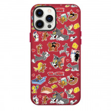 Tom And Jerry Phone Case For iPhone Samsung Galaxy Pixel OnePlus Vivo Xiaomi Asus Sony Motorola Nokia - Tom And Jerry Cartoon Character Vintage Collage Sticker