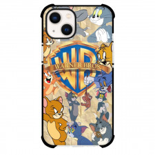 Tom and Jerry Phone Case For iPhone Samsung Galaxy Pixel OnePlus Vivo Xiaomi Asus Sony Motorola Nokia - Tom and Jerry Warner Bros Logo Collage
