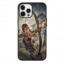 Tomb Raider Phone Case For iPhone Samsung Galaxy Pixel OnePlus Vivo Xiaomi Asus Sony Motorola Nokia - Lara Avatar Burn Arrow Animation Art