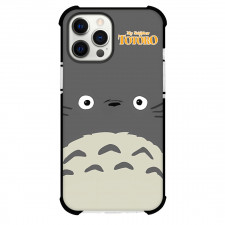 My Neighbor Totoro Phone Case For iPhone And Samsung Galaxy - My Neighbor Totoro Avatar Gray Beige Background