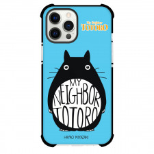 My Neighbor Totoro Phone Case For iPhone And Samsung Galaxy - My Neighbor Totoro Hayao Miyazaki Blue Background