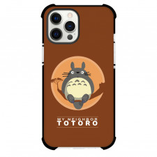 My Neighbor Totoro Phone Case For iPhone And Samsung Galaxy - My Neighbor Totoro Poster Brown Background