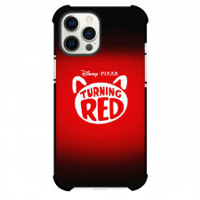 Turning Red Phone Case For iPhone Samsung Galaxy Pixel OnePlus Vivo Xiaomi Asus Sony Motorola Nokia - Turning Red Logo On Red Background