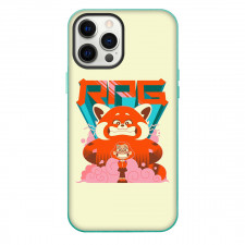 Turning Red Phone Case For iPhone Samsung Galaxy Pixel OnePlus Vivo Xiaomi Asus Sony Motorola Nokia - Turning Red Mei Lee And Red Panda Illustration Art On Beige Background