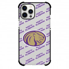 North Alabama Lions NCAA March Madness Basketball Football College University Phone Case For iPhone Samsung Galaxy Pixel OnePlus Vivo Xiaomi Asus Sony Motorola Nokia - University of North Alabama Lions  Medley Monogram Wordmark