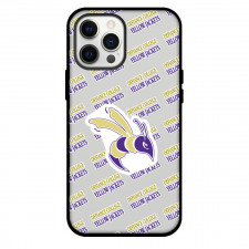 Defiance College Yellow Jackets NCAA March Madness Basketball Football College University Phone Case For iPhone Samsung Galaxy Pixel OnePlus Vivo Xiaomi Asus Sony Motorola Nokia - Defiance College Yellow Jackets  Medley Monogram Wordmark