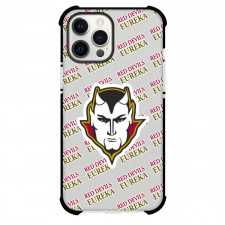 Eureka University Red Devils NCAA March Madness Basketball Football College University Phone Case For iPhone Samsung Galaxy Pixel OnePlus Vivo Xiaomi Asus Sony Motorola Nokia - Eureka University Red Devils  Medley Monogram Wordmark