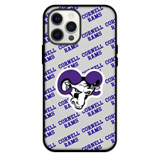 Cornell (Iowa) College Rams NCAA March Madness Basketball Football College University Phone Case For iPhone Samsung Galaxy Pixel OnePlus Vivo Xiaomi Asus Sony Motorola Nokia - Cornell (Iowa) College Rams  Medley Monogram Wordmark