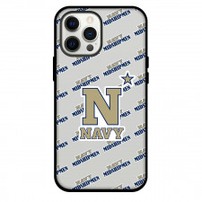 Navy Midshipmen NCAA March Madness Basketball Football College University Phone Case For iPhone Samsung Galaxy Pixel OnePlus Vivo Xiaomi Asus Sony Motorola Nokia - Navy Midshipmen  Medley Monogram Wordmark
