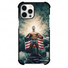 UFC Michael Chandler Phone Case For iPhone Samsung Galaxy Pixel OnePlus Vivo Xiaomi Asus Sony Motorola Nokia - Michael Chandler Standing With US Flag Digital Art Poster