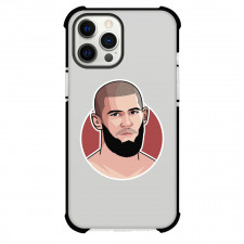 UFC Khamzat Chimaev Phone Case For iPhone Samsung Galaxy Pixel OnePlus Vivo Xiaomi Asus Sony Motorola Nokia - Khamzat Chimaev Avatar Minimalist Sticker