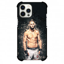 UFC Khamzat Chimaev Phone Case For iPhone Samsung Galaxy Pixel OnePlus Vivo Xiaomi Asus Sony Motorola Nokia - Khamzat Chimaev Standing on Black Background