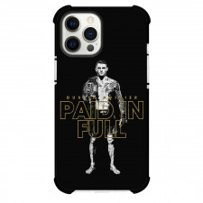 UFC Dustin Poirier Phone Case For iPhone Samsung Galaxy Pixel OnePlus Vivo Xiaomi Asus Sony Motorola Nokia - Dustin Poirier Standing Paid In Full Poster Black Background