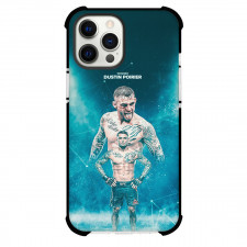 UFC Dustin Poirier Phone Case For iPhone Samsung Galaxy Pixel OnePlus Vivo Xiaomi Asus Sony Motorola Nokia - Dustin Poirier Winner Standing On Blue Lights