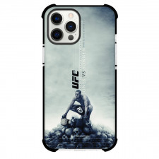 UFC Jon Jones Phone Case For iPhone Samsung Galaxy Pixel OnePlus Vivo Xiaomi Asus Sony Motorola Nokia - Jon Jones Sitting On Skulls Grayscale Poster