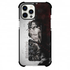 UFC Islam Makhachev Phone Case For iPhone Samsung Galaxy Pixel OnePlus Vivo Xiaomi Asus Sony Motorola Nokia - Islam Makhachev Candid Grayscale Poster