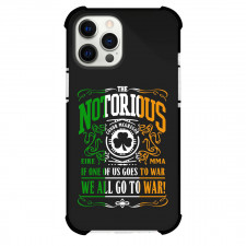 UFC Conor Mcgregor Phone Case For iPhone Samsung Galaxy Pixel OnePlus Vivo Xiaomi Asus Sony Motorola Nokia - Conor Mcgregor If One Of Us Goes To War Sticker On Black Background
