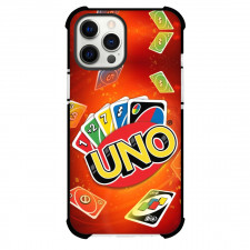 Uno Card For iPhone Samsung Galaxy Pixel OnePlus Vivo Xiaomi Asus Sony Motorola Nokia - Uno Cards Logo Red Background