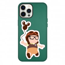 UP Carl Case For iPhone Samsung Galaxy Pixel OnePlus Vivo Xiaomi Asus Sony Motorola Nokia - Carl Faceless Brown Minimalist Sticker Art