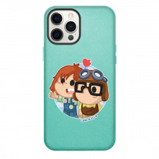 UP Case For iPhone Samsung Galaxy Pixel OnePlus Vivo Xiaomi Asus Sony Motorola Nokia - Carl and Ellie Chibi Sticker Art
