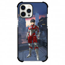 Ultraman Shinjiro Hayata For iPhone Samsung Galaxy Pixel OnePlus Vivo Xiaomi Asus Sony Motorola Nokia - Shinjiro Hayata Portrait City Background