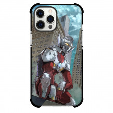Ultraman Suit Taro For iPhone Samsung Galaxy Pixel OnePlus Vivo Xiaomi Asus Sony Motorola Nokia - Suit Taro Sitting CIty Background Illustration
