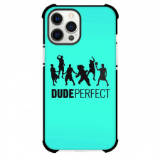 Youtuber Dude Perfect Phone Case For iPhone Samsung Galaxy Pixel OnePlus Vivo Xiaomi Asus Sony Motorola Nokia - Dude Logo Silhouette Green Background
