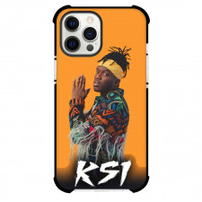 Youtuber KSI Phone Case For iPhone Samsung Galaxy Pixel OnePlus Vivo Xiaomi Asus Sony Motorola Nokia - KSI Color Shirt Yellow Background