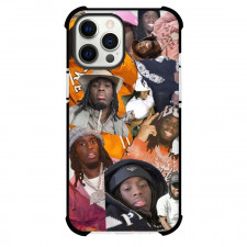 Youtuber Kai Cenat Phone Case For iPhone and Samsung Galaxy Devices - Kai Cenat Collage White Background