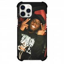 Youtuber Kai Cenat Phone Case For iPhone and Samsung Galaxy Devices - Kai Cenat Peace Sign Portrait