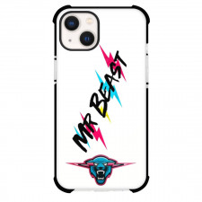 Youtuber MrBeast Phone Case For iPhone Samsung Galaxy Pixel OnePlus Vivo Xiaomi Asus Sony Motorola Nokia - MrBeast Logo With Colorful Lightning