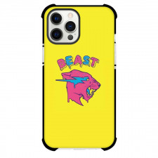 Youtuber MrBeast Phone Case For iPhone Samsung Galaxy Pixel OnePlus Vivo Xiaomi Asus Sony Motorola Nokia - MrBeast Logo Yellow Background