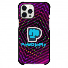 Youtuber PewDiePie Phone Case For iPhone Samsung Galaxy Pixel OnePlus Vivo Xiaomi Asus Sony Motorola Nokia - PewDiePie Logo Purple Background