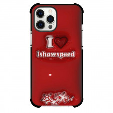 Youtuber IShowSpeed Phone Case For iPhone Samsung Galaxy Pixel OnePlus Vivo Xiaomi Asus Sony Motorola Nokia - Speed Word Art Red background