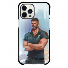 Valorant Brimstone Phone Case For iPhone and Samsung Galaxy Devices - Brimstone Standing Pose