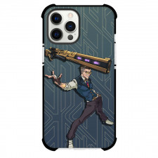 Valorant Chamber Phone Case For iPhone and Samsung Galaxy Devices - Chamber Pose with Gun