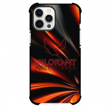 Valorant Phone Case For iPhone and Samsung Galaxy Devices - Valorant Fire Glass Logo