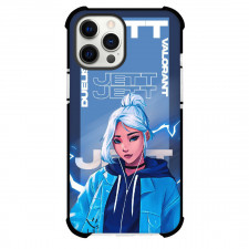 Valorant Jett Phone Case For iPhone and Samsung Galaxy Devices - Jett Listening Music