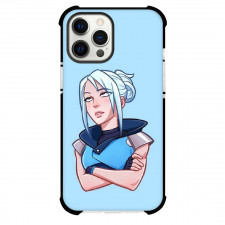 Valorant Jett Phone Case For iPhone and Samsung Galaxy Devices - Jett Portrait Art 1
