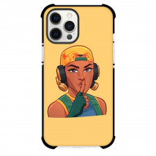 Valorant Raze Phone Case For iPhone and Samsung Galaxy Devices - Raze Finger on Lips
