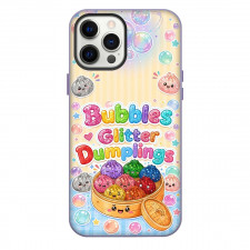 Glitter Dumplings Phone Case For iPhone Samsung Galaxy Pixel OnePlus Vivo Xiaomi Asus Sony Motorola Nokia - Glitter Dumplings Kawaii Rainbow Bubble Friends Poster