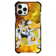 Voltron Hunk Case For iPhone Samsung Galaxy Pixel OnePlus Vivo Xiaomi Asus Sony Motorola Nokia - Hunk Weapon Pointing Poster Yellow Background