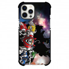 Voltron Case For iPhone Samsung Galaxy Pixel OnePlus Vivo Xiaomi Asus Sony Motorola Nokia - Voltron Lions Silhouette Galaxy Background