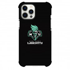 WNBA New York Liberty Phone Case For iPhone Samsung Galaxy Pixel OnePlus Vivo Xiaomi Asus Sony Motorola Nokia - New York Liberty Logo On Black Background