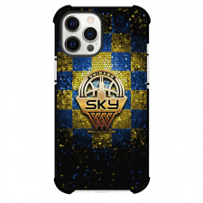 WNBA Chicago Sky Phone Case For iPhone Samsung Galaxy Pixel OnePlus Vivo Xiaomi Asus Sony Motorola Nokia - Chicago Sky Golden Logo On Glitter Background