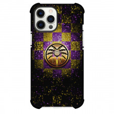 WNBA Los Angeles Sparks Phone Case For iPhone Samsung Galaxy Pixel OnePlus Vivo Xiaomi Asus Sony Motorola Nokia - Los Angeles Sparks Golden Logo On Glitter Background